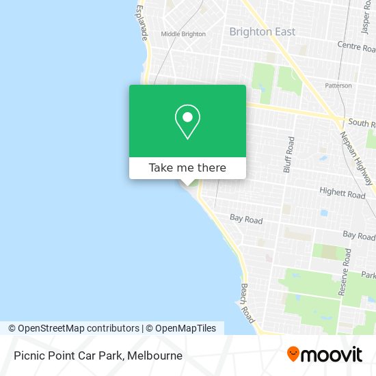 Picnic Point Car Park map