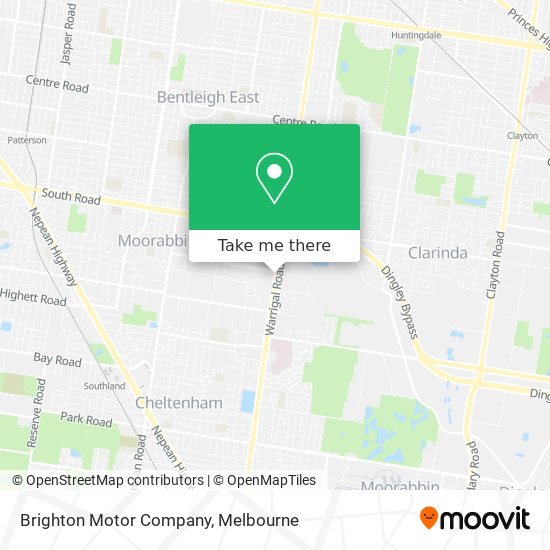 Brighton Motor Company map