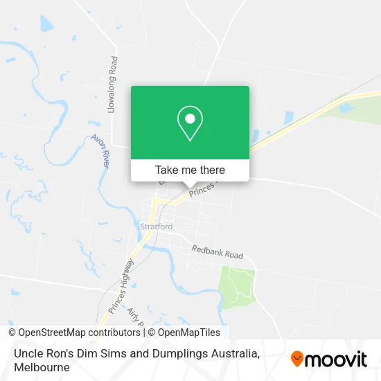 Uncle Ron's Dim Sims and Dumplings Australia map