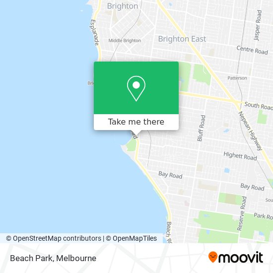 Beach Park map