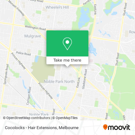 Cocolocks - Hair Extensions map