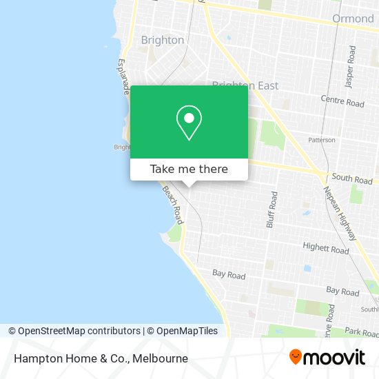 Hampton Home & Co. map