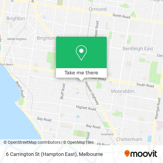 6 Carrington St (Hampton East) map