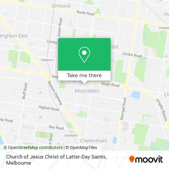 Church of Jesus Christ of Latter-Day Saints map