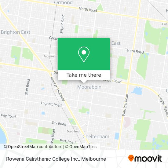 Rowena Calisthenic College Inc. map