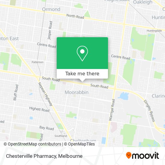 Chesterville Pharmacy map