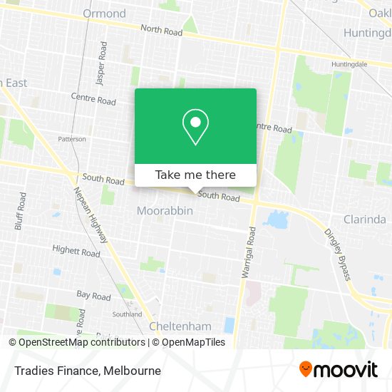 Tradies Finance map