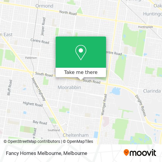 Mapa Fancy Homes Melbourne