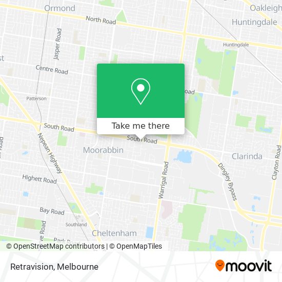 Retravision map