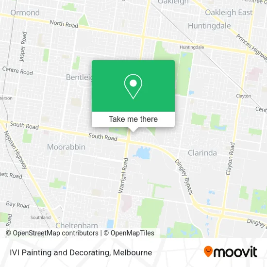 IVI Painting and Decorating map