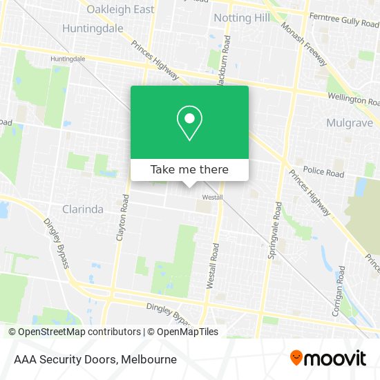 AAA Security Doors map