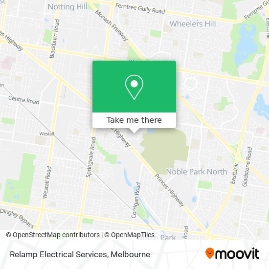 Relamp Electrical Services map