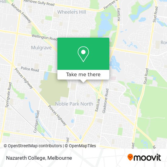 Nazareth College map