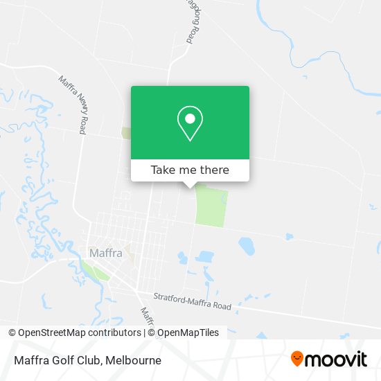 Maffra Golf Club map