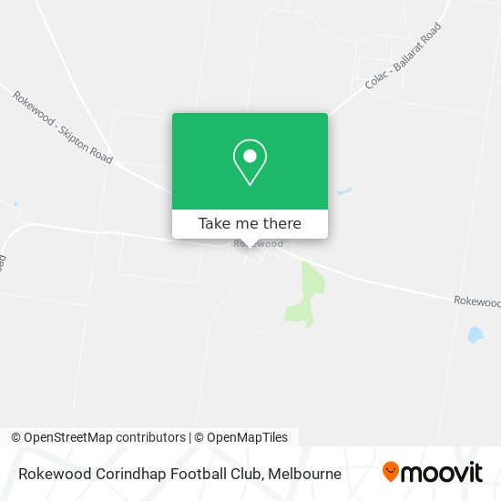 Rokewood Corindhap Football Club map