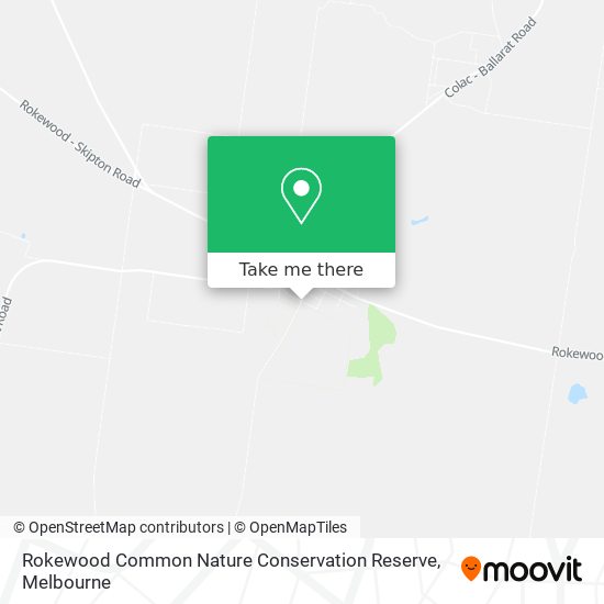 Mapa Rokewood Common Nature Conservation Reserve