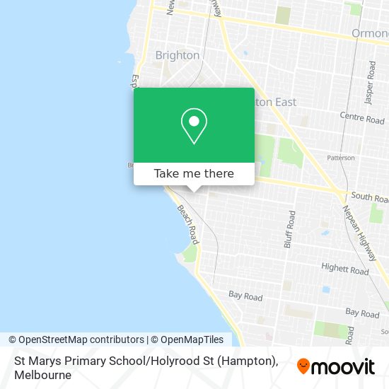 St Marys Primary School / Holyrood St (Hampton) map