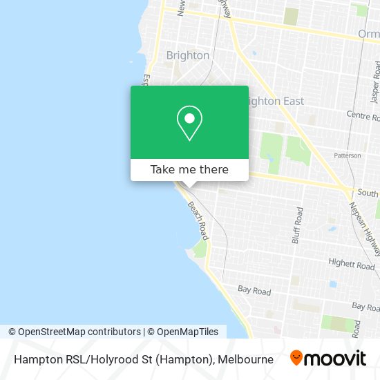 Hampton RSL / Holyrood St map