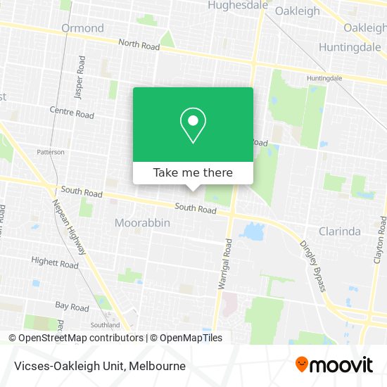 Mapa Vicses-Oakleigh Unit