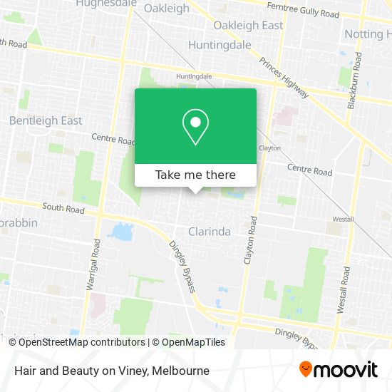 Mapa Hair and Beauty on Viney