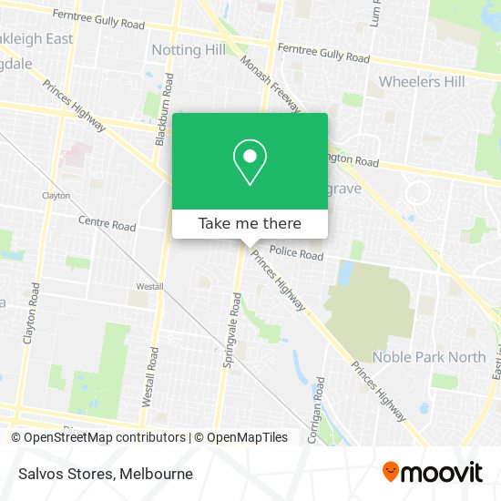 Salvos Stores map