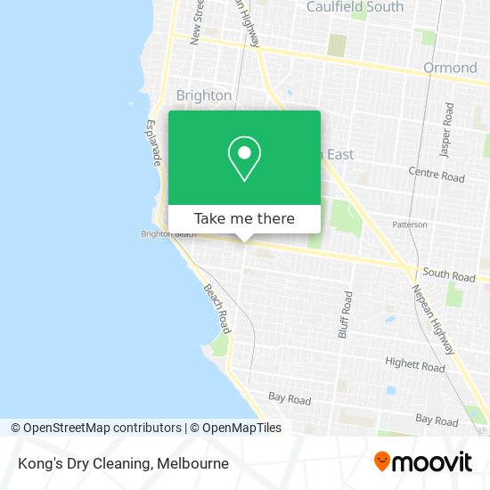 Kong's Dry Cleaning map