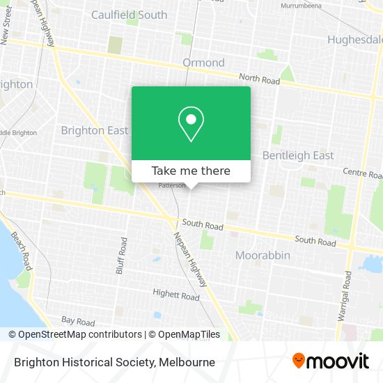 Brighton Historical Society map