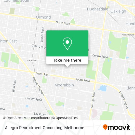 Allegro Recruitment Consulting map