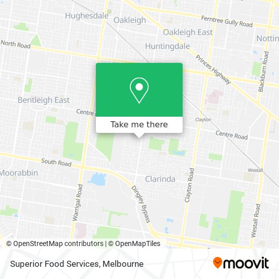 Superior Food Services map