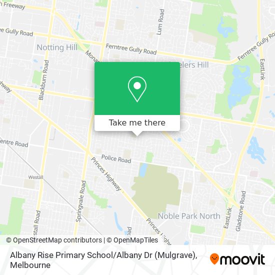Albany Rise Primary School / Albany Dr (Mulgrave) map