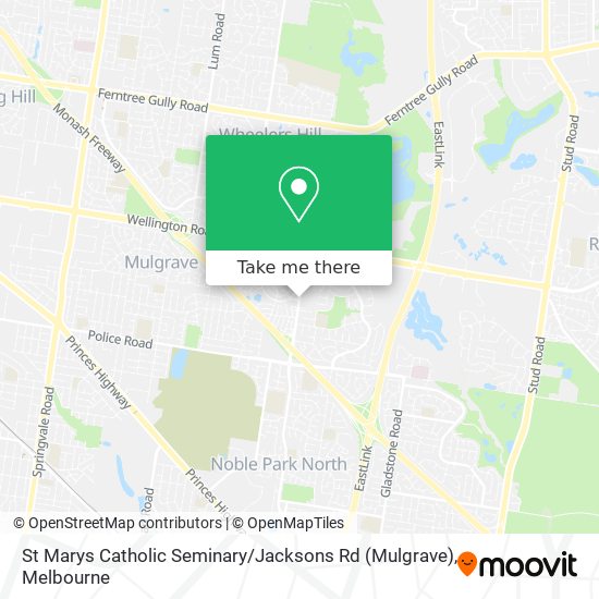 St Marys Catholic Seminary / Jacksons Rd (Mulgrave) map