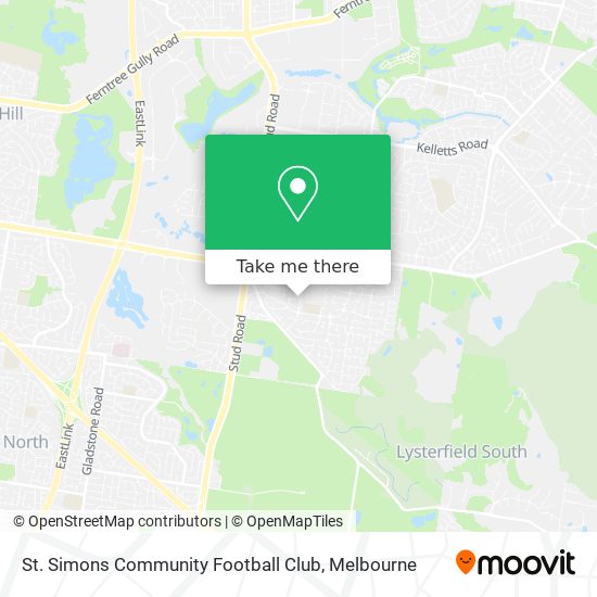 St. Simons Community Football Club map