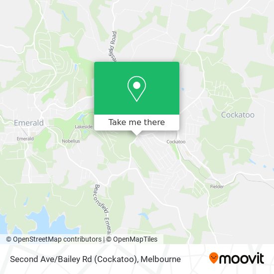 Second Ave / Bailey Rd (Cockatoo) map