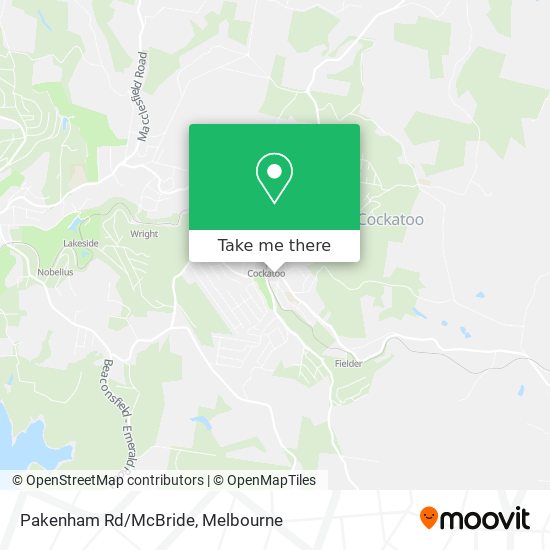 Pakenham Rd/McBride map
