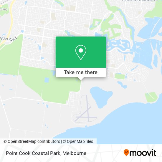 Point Cook Coastal Park map