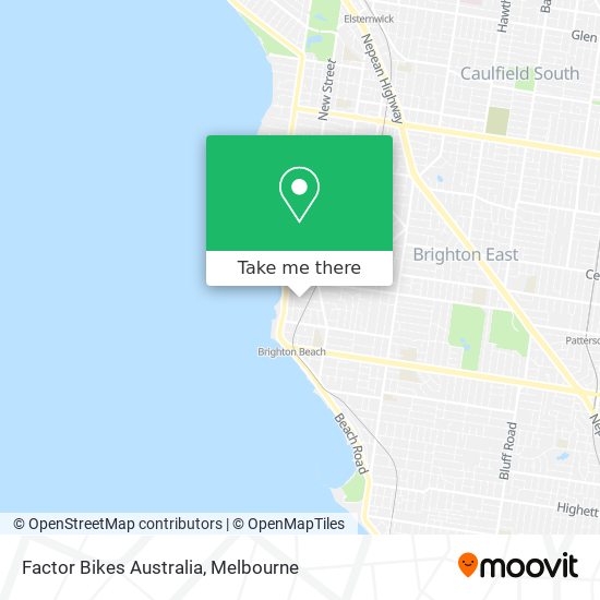 Factor Bikes Australia map