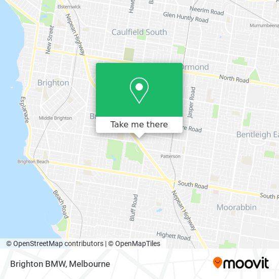 Brighton BMW map