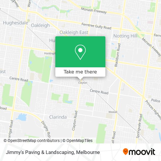 Jimmy's Paving & Landscaping map