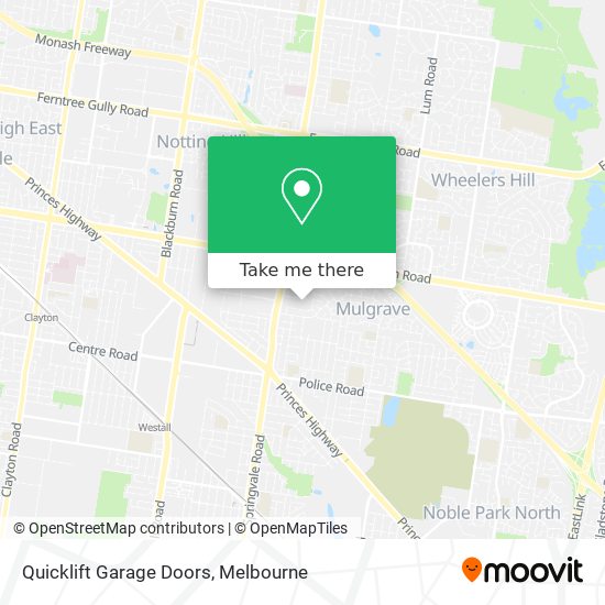 Quicklift Garage Doors map