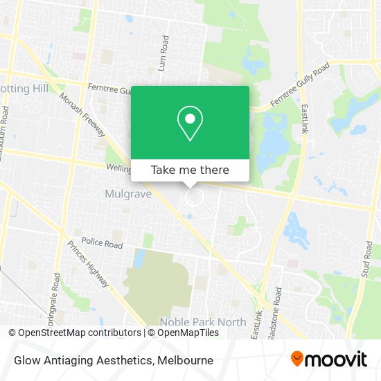 Glow Antiaging Aesthetics map