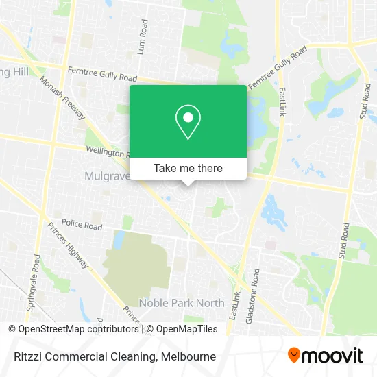 Mapa Ritzzi Commercial Cleaning