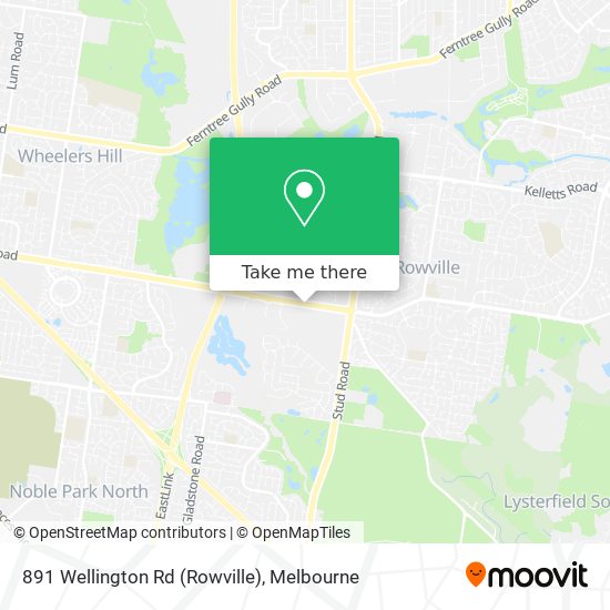 891 Wellington Rd (Rowville) map