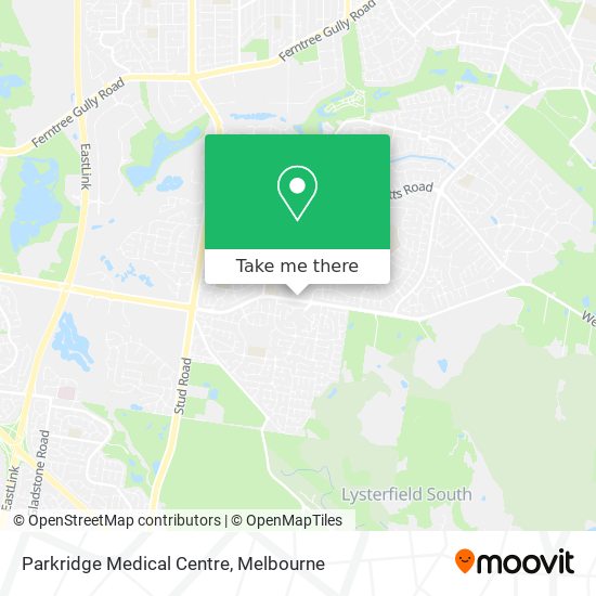 Mapa Parkridge Medical Centre