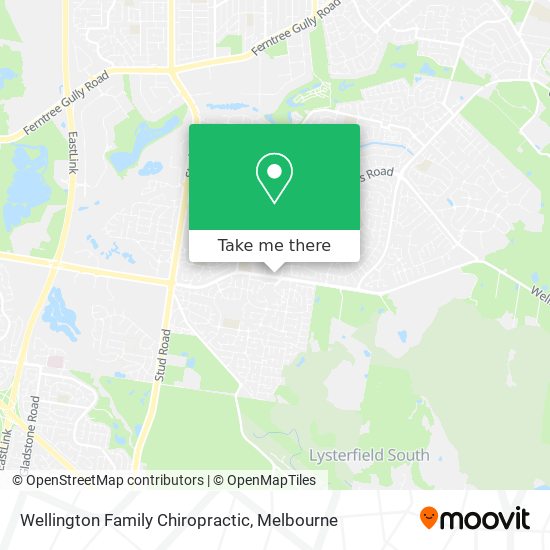 Wellington Family Chiropractic map