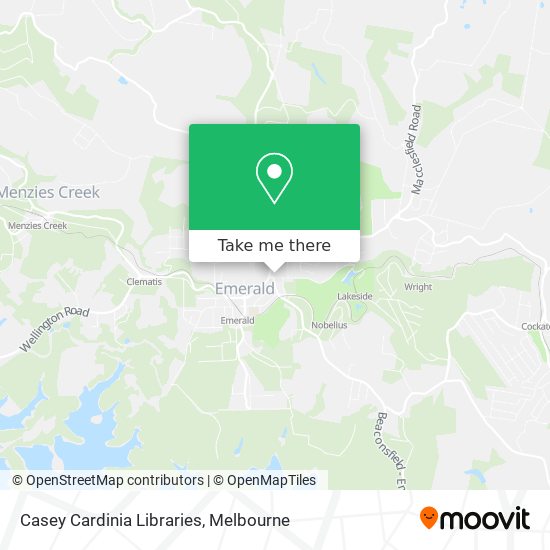 Casey Cardinia Libraries map