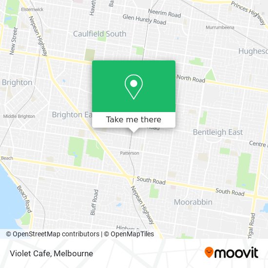 Violet Cafe map