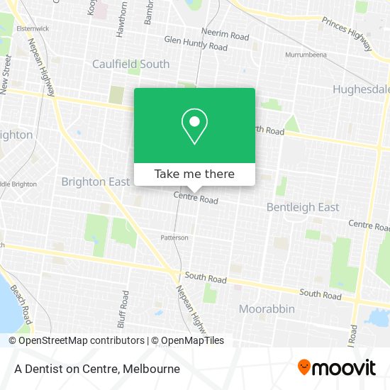 A Dentist on Centre map