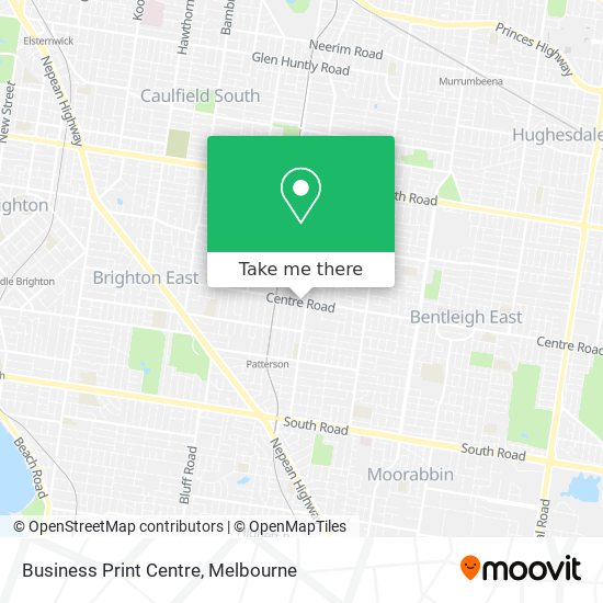 Business Print Centre map