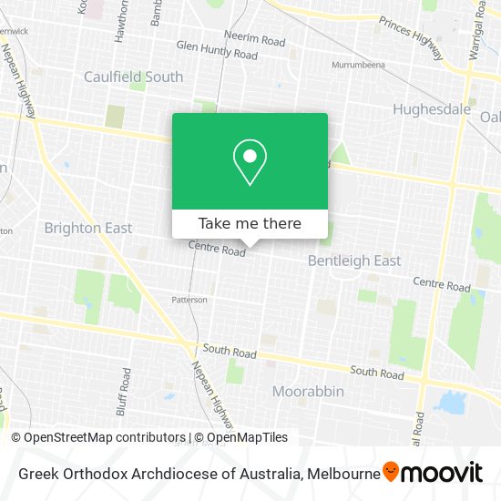 Greek Orthodox Archdiocese of Australia map