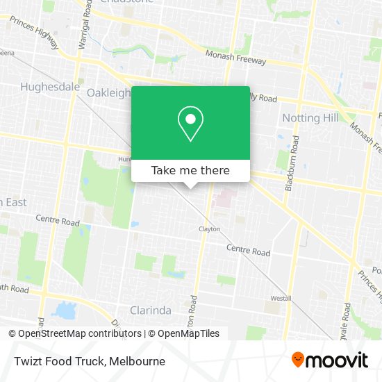 Twizt Food Truck map